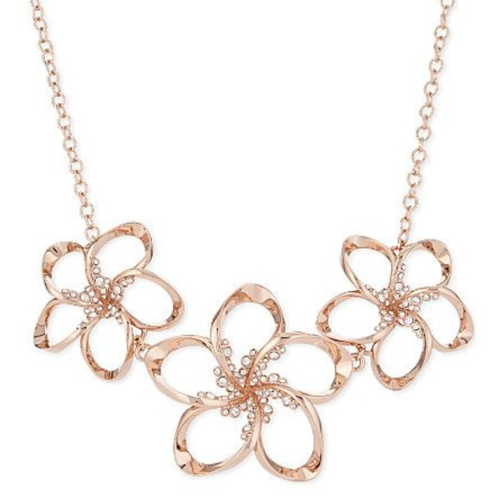 Ted Baker Rose Gold Bluum Necklace